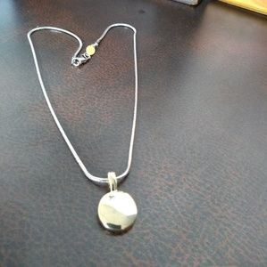 LC Silvertone With Gold Charm